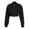 SPORTMAX zipped bomber jacket black