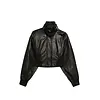 SPORTMAX LEATHER JACKET BLACK