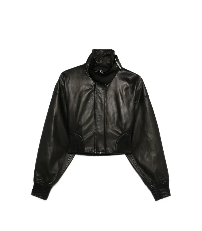 LEATHER JACKET BLACK