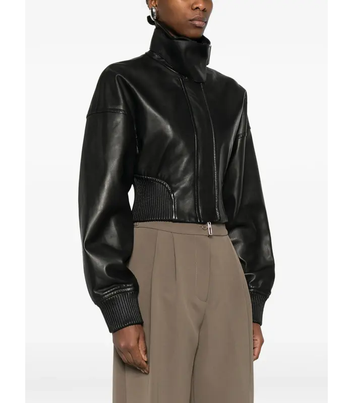 LEATHER JACKET BLACK