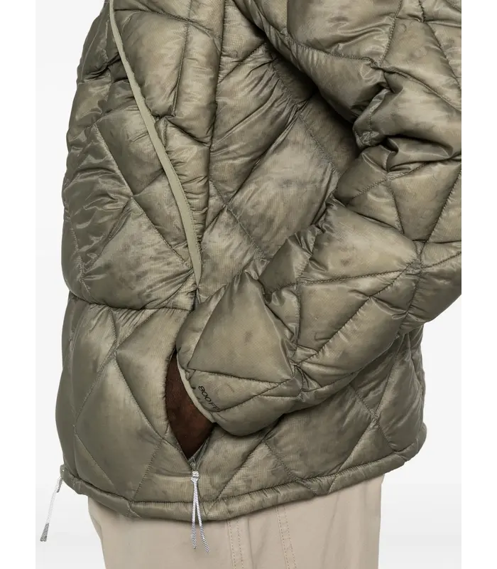 Nuna 800 Fill Power Hooded Down Jacket Sage Green