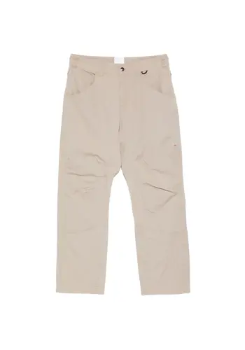 ROA crimp shaped cotton pants sand