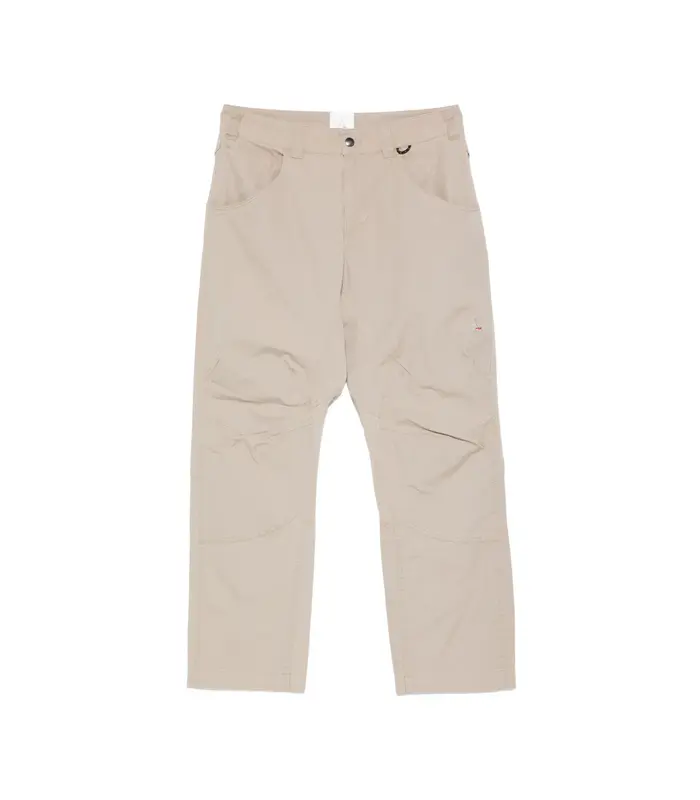 Crimp Shaped Cotton Pants Sand