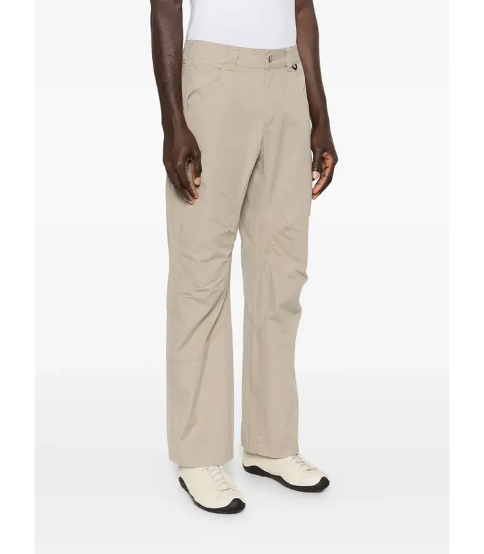 Crimp Shaped Cotton Pants Sand