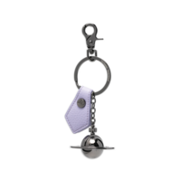 3D ORB GUNMETAL LILAC PU GRAIN