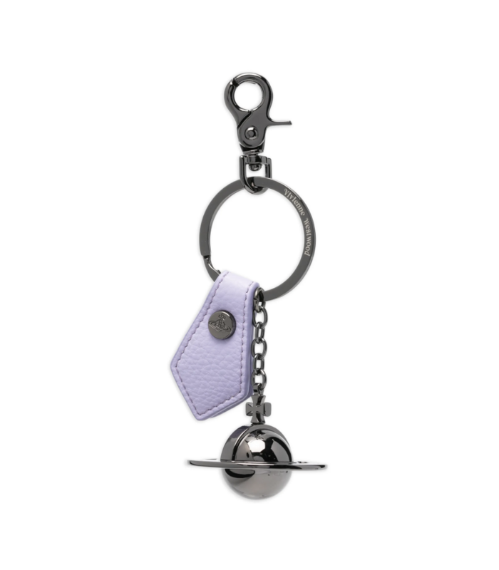 3D ORB GUNMETAL LILAC PU GRAIN