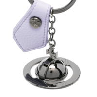 3D ORB GUNMETAL LILAC PU GRAIN