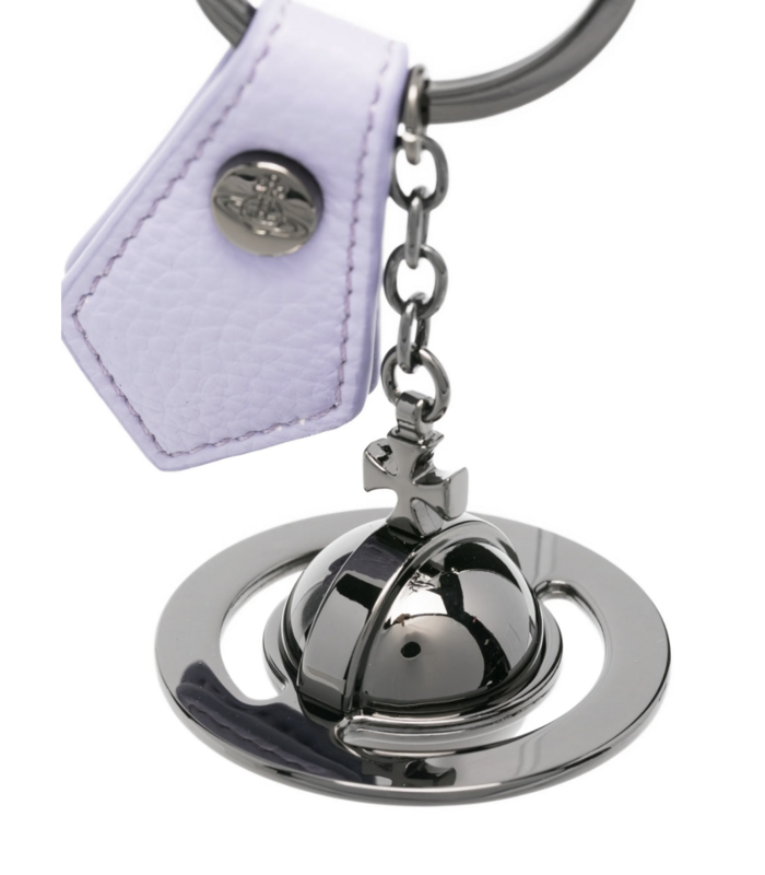 3D ORB GUNMETAL LILAC PU GRAIN