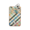 VIVIENNE WESTWOOD VERTICAL CARD HOLDER FLAT HEATHER PLAID