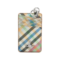 VERTICAL CARD HOLDER FLAT HEATHER PLAID