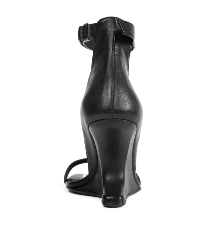 SANDALI IN PELLE CANTILEVER 8 MINIMAL SANDAL BLACK