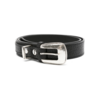 LEMAIRE MINIMAL WESTERN BELT BLACK