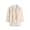 LEMAIRE BLOUSE WITH SCARF GREIGE