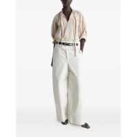 BLOUSE WITH SCARF GREIGE