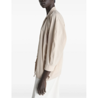 BLOUSE WITH SCARF GREIGE