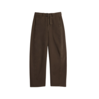 TWISTED BELTED PANTS CACAO