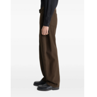 TWISTED BELTED PANTS CACAO