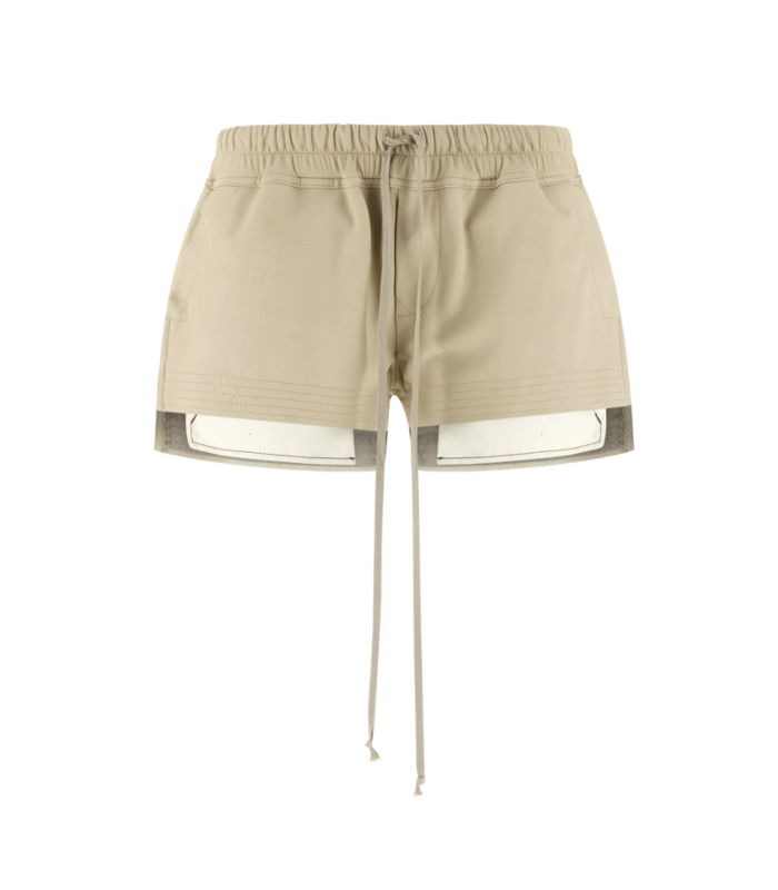 SHORTS IN PELLE FOG BOXERS SAND