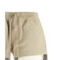 SHORTS IN PELLE FOG BOXERS SAND