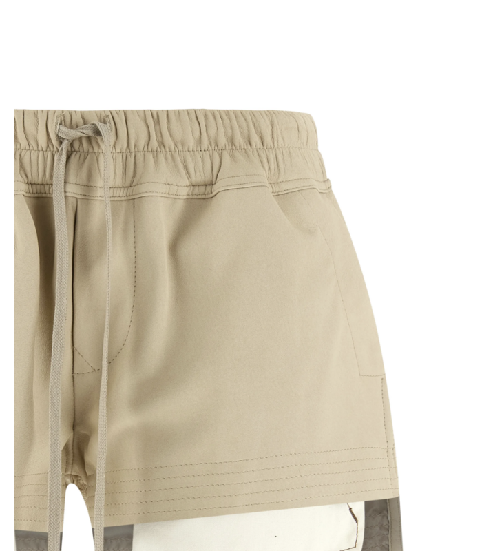 SHORTS IN PELLE FOG BOXERS SAND