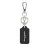 MAISON MARGIELA DOUBLE TAG KEYRING SMALL BLACK