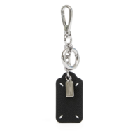 DOUBLE TAG KEYRING SMALL BLACK