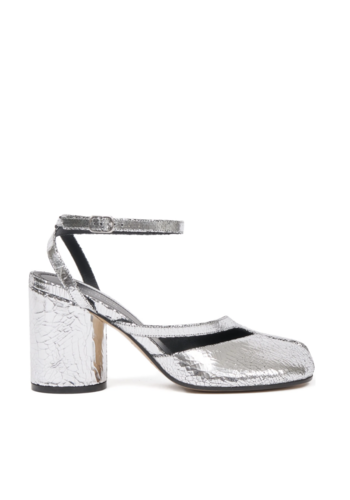 MAISON MARGIELA tabi sandal pump h80 silver