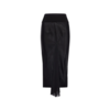 RICK OWENS A LINE BIAS SKIRT BLACK