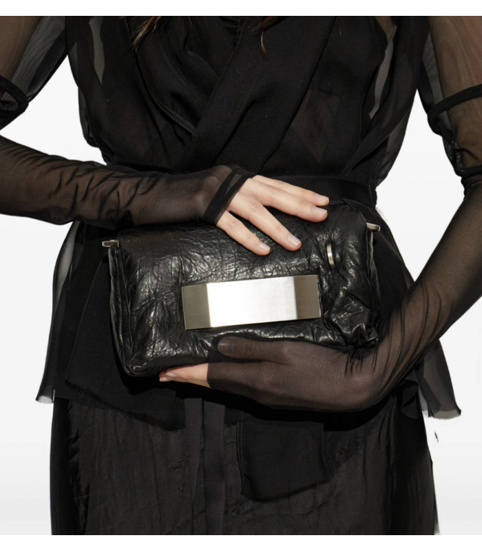 BORSA IN PELLE PILLOW GRIFFIN BLACK