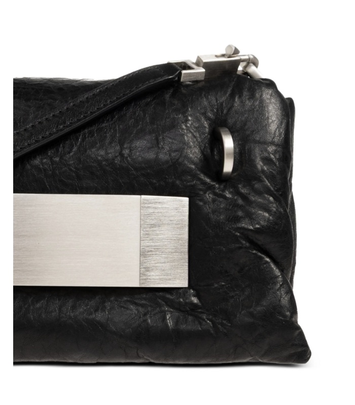 BORSA IN PELLE PILLOW GRIFFIN BLACK