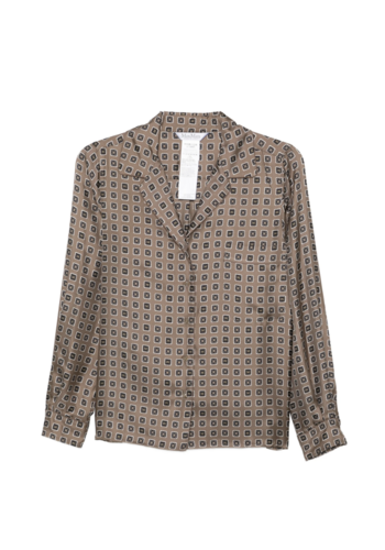 MAXMARA shirt mud tile print