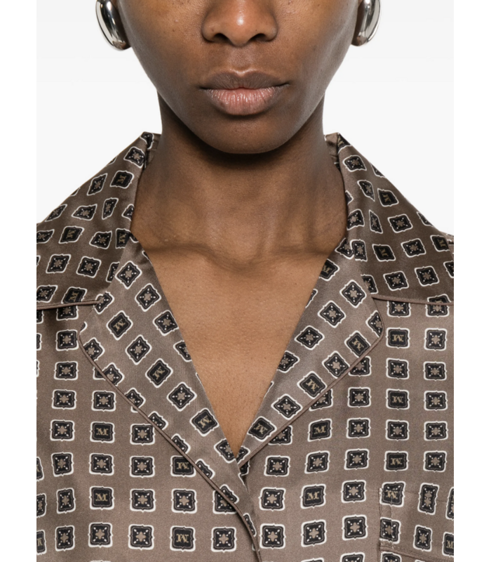 SHIRT MUD TILE PRINT