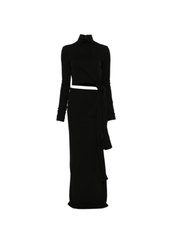 SPORTMAX jersey dress black