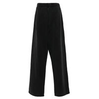 WIDE LEG TRACKPANT BLACK WASHED BLACK ROSE