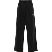 WIDE LEG TRACKPANT BLACK WASHED BLACK ROSE