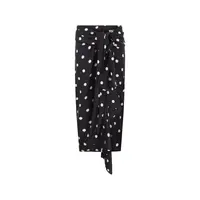 SKIRT POLKA DOT BLACK
