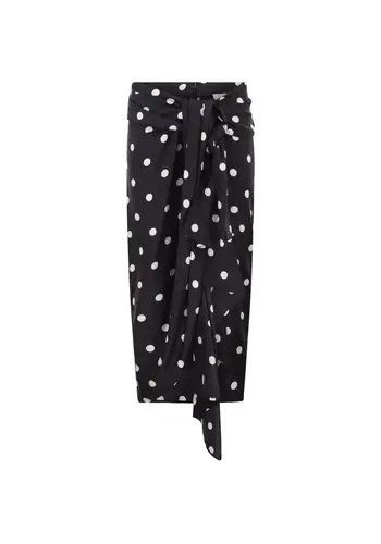 SPORTMAX skirt polka dot black