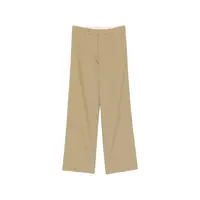 STRAIGHT TAILORED PANTS HAY GREEN