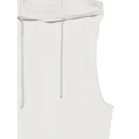 TOP HOODED TUNIC MILK WASH