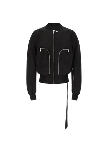 RICK OWENS DRKSHDW bomber bauhaus flight black