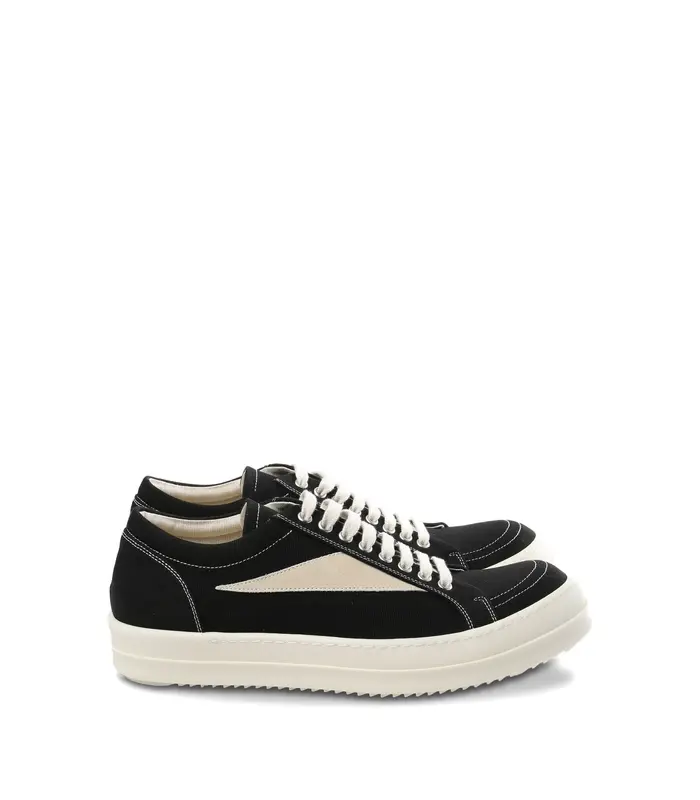 SCARPE IN DENIM VINTAGE SNEAKS BLACK/MILK/MILK