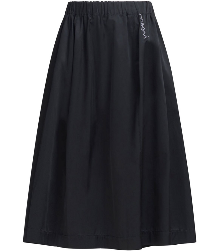 a-line skirt black