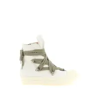 SCARPE IN DENIM MEGALACE SNEAKS CREAM/MILK/MILK