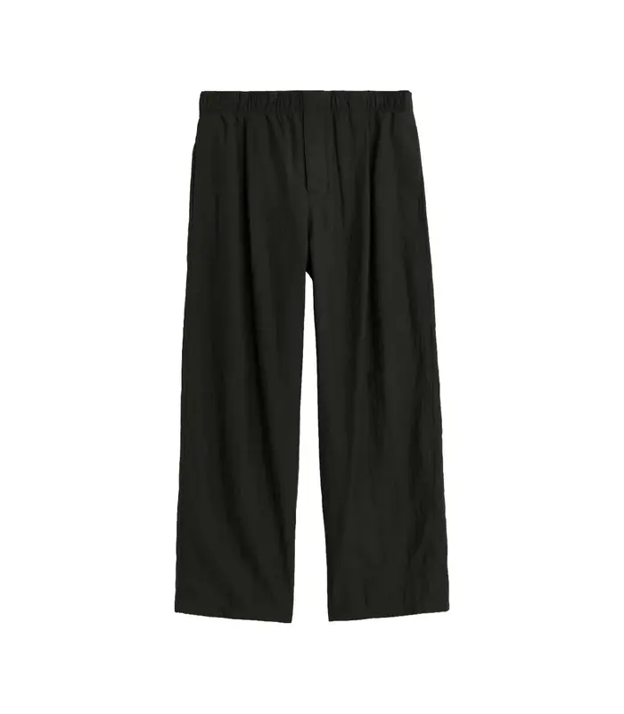 LEISURE TROUSER SOOT BLACK TECHFLAX