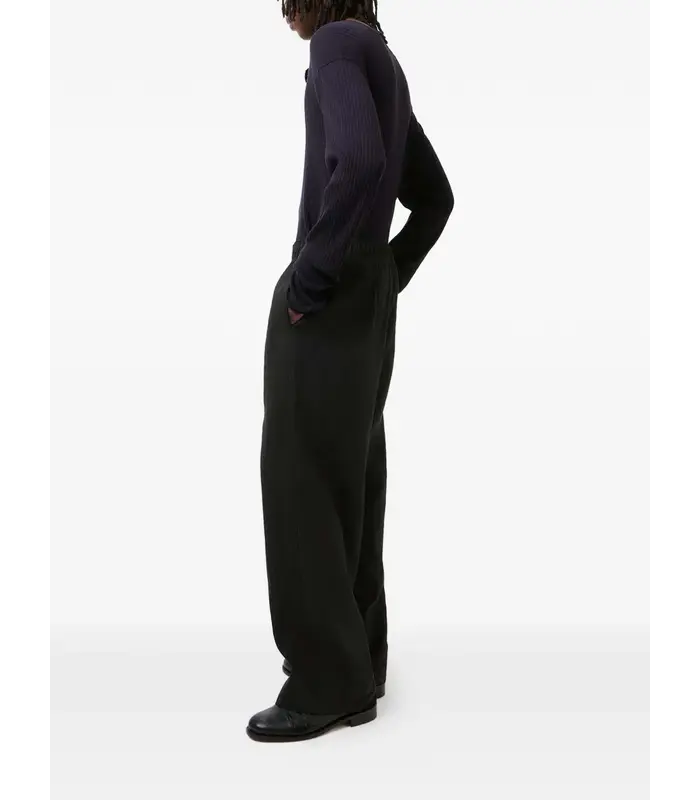 LEISURE TROUSER SOOT BLACK TECHFLAX