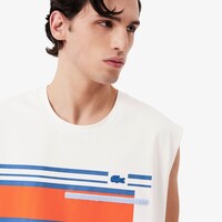 NEUTRON PRINT T-SHIRT FARINE/MULTICO