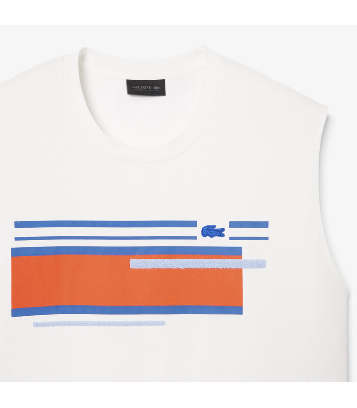 NEUTRON PRINT T-SHIRT FARINE/MULTICO