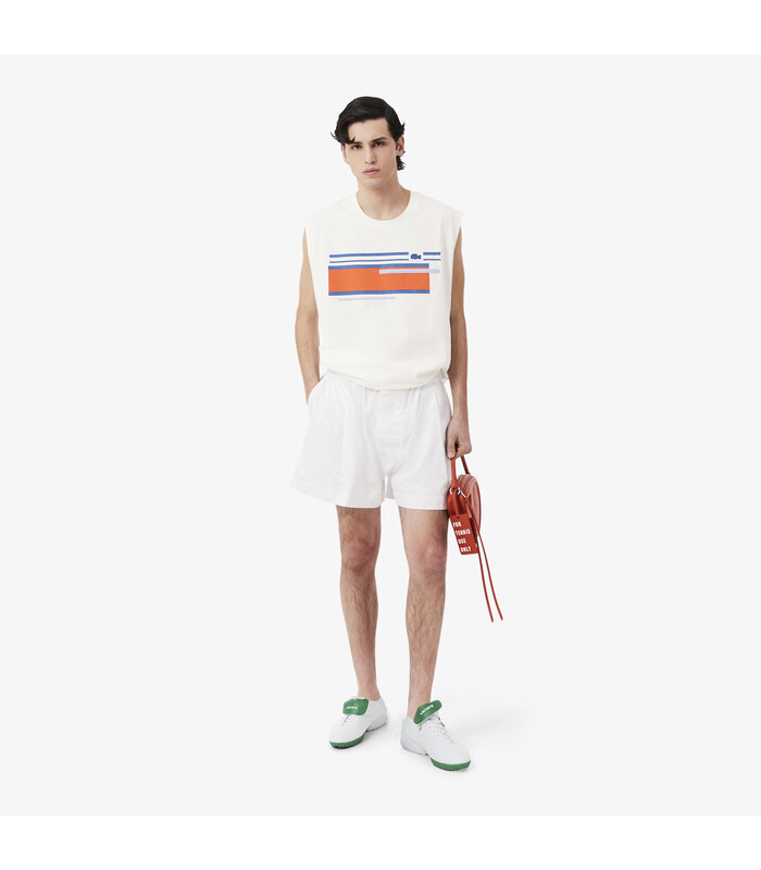 NEUTRON PRINT T-SHIRT FARINE/MULTICO