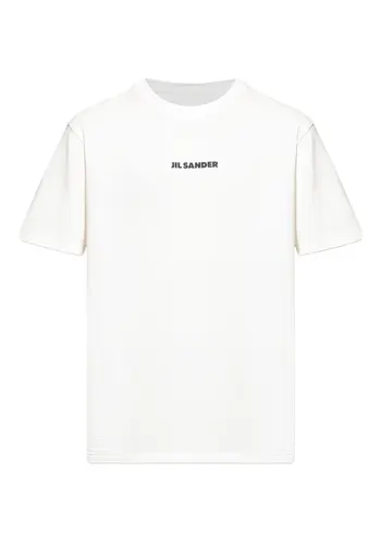 JIL SANDER logo t-shirt cn ss white