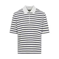 POLO 104 SS WHITE/BLUE